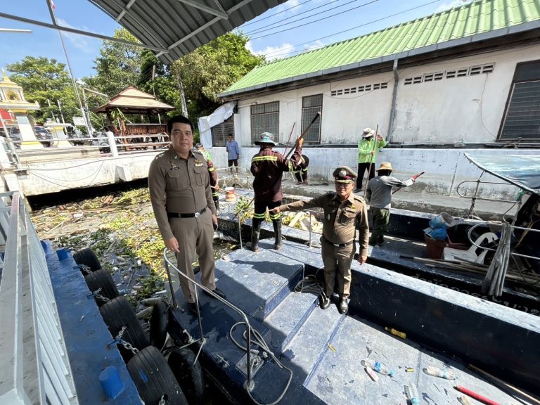 ร่วมกับสำนักงานการระบายน้ำปรับปรุงภูมิทัศน์บริเวณริมฝั่งแม่น้ำเจ้าพระยา (7 ก.พ.68)