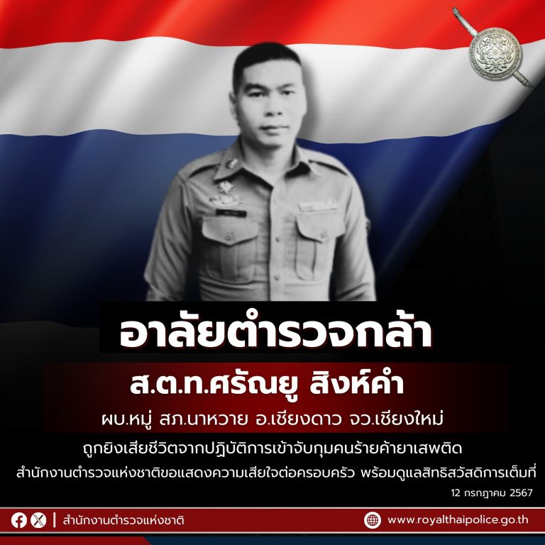 ขอแสดงความอาลัยตำรวจกล้า 