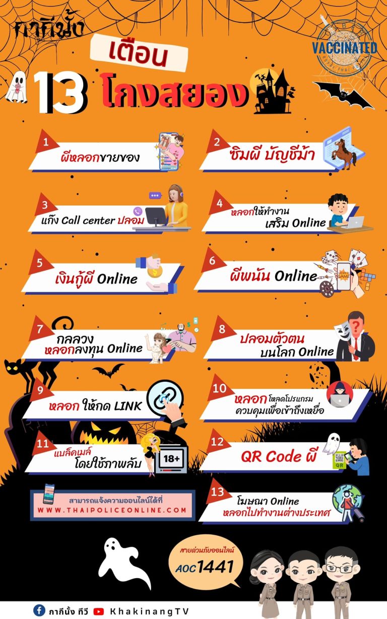 เตือน 13 โกงสยอง
