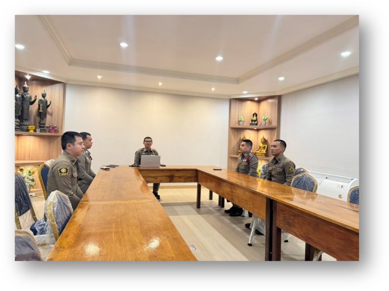 ประชุมชี้แจงแนวทางปฏิบัติงานสอบสวน การบริหารจัดการคดีออนไลน์ และสอบถามปัญหาในการปฏิบัติงานต่างๆ